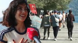 Hava 27 dereceye çıktı, İstanbullular denize koştu! 'Pastırma yazını nihayet gördük'