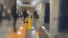 Hacıosman metro istasyonunu su bastı