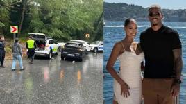 Galatasaraylı futbolcu Osimhen’in sevgilisi kaza yaptı