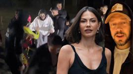 Stüdyoyu su bastı! Murat Boz ve Demet Özdemir botla kurtarıldı