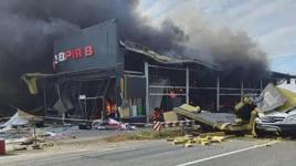 Rusya, Odessa'da süpermarketi vurdu