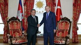 Cumhurbaşkanı Erdoğan, Kamboçya Başbakanı Manet'i kabul etti
