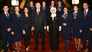 Cumhurbaşkanı Erdoğanın resepsiyonuna onlar da katıldı