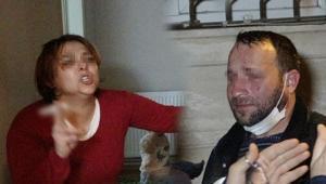 Karısı oklava ile dövüp sokağa attı