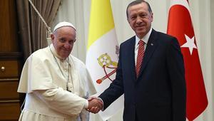 Papadan Cumhurbaşkanı Erdoğana telgraf