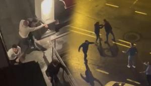 İstanbul’da barda başlayan kavga dışarıya taştı