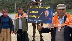 Yörüklerden ilk Türk astronot Alper Gezeravcıya destek