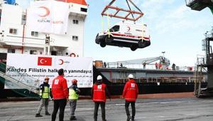 Türk Kızılayın yardım gemisi Gazzeye gidiyor