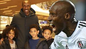 Çocuklarıyla alışveriş turuna çıkan Atiba Hutchinsona yoğun ilgi