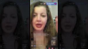 Kayseride canlı yayında 8 yaşındaki kızı için müstehcen ifadeler kullanan kadına gözaltı