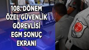 ÖGG SONUÇ EKRANI 📍 ÖGG 108. DÖNEM SINAV SONUÇLARI EGM SORGULAMA SAYFASI: Özel Güvenlik Görevlisi 84. yenileme eğitim sınavı sonuçları erişime açıldı