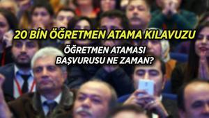 ÖĞRETMEN ATAMA KILAVUZU: 20 bin öğretmen atama başvurusu ne zaman, nereden yapılacak 2024 MEB öğretmen atama takvimi...