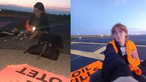 Almanyada dört havalimanında eş zamanlı iklim protestosu