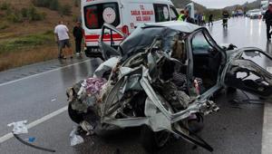 Yer: Samsun Aynı yerde ikinci kaza: Ölü ve yaralılar var