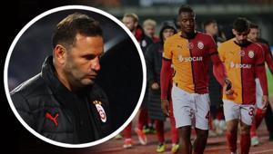 Galatasarayda vahim tablo Okan Buruk hedef adam oldu