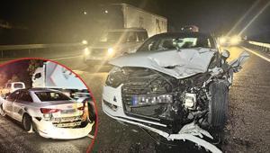 Anadolu Otoyolunda feci kaza: 5 yaralı