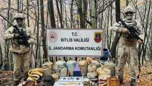 Bitliste operasyon: Sığınakta çok sayıda yaşam malzemesi ele geçirildi