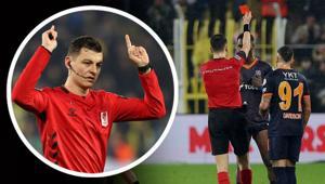 Fenerbahçe - Başakşehir maçındaki kırmızı kart kararı doğru mu Hakeme sert çıktı: İki kere kabahat