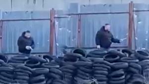 Ataşehirde dehşet anları Boş arazide etrafa rastgele ateş etti