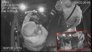 Eyüpsultanda maganda dehşeti Otobüs şoförüne bıçak çekti; yolcuyu tehdit etti