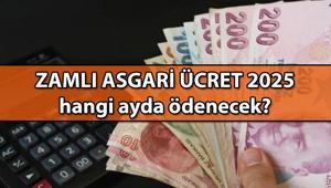 Zamlı asgari ücret ne zaman yatacak 2025 Yeni asgari ücret maaş farkı Ocaka mı, Şubata mı yansıyacak
