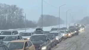 Kazakistanda zincirleme trafik kazası 95 araç birbirine girdi