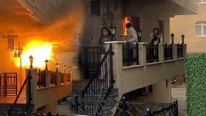 Avcılarda elektrik panosunda patlama Binadakiler panikle dışarı kaçtı