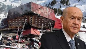 Bahçeliden otel yangınında hayatını kaybedenler için taziye