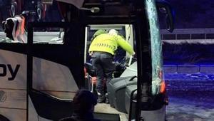 Gümüşhanede facianın eşiğinden dönüldü 14 kişi yaralı