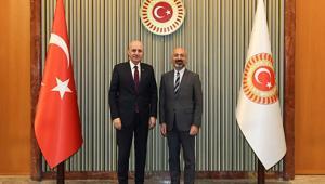 TBMM Başkanı Kurtulmuş, Türkiye Maarif Vakfı Başkanını kabul etti