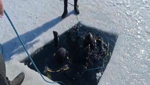 Erzurumda jandarmadan buz gibi eğitim