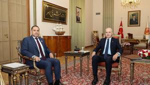 TBMM Başkanı Kurtulmuş, Bahreynin Ankara Büyükelçisini kabul etti