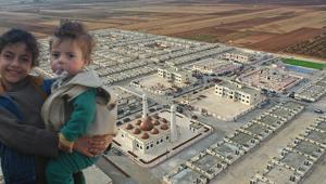 Türkiye ve Katar ortak olarak inşa etti Suriyede 10 bin kişilik umut şehri