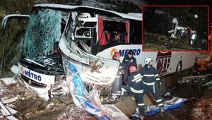 Samsun ve Antalyada peş peşe yolcu otobüsü kazaları Ölü ve yaralılar var