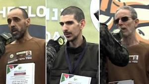 Gazzeden serbest bırakılan 3 İsrailli esir, Kassam Tugaylarına teşekkür etti