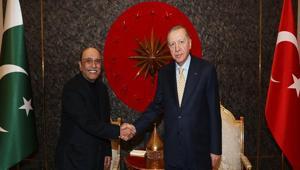 Cumhurbaşkanı Erdoğan, Pakistan Cumhurbaşkanı Zerdari ile görüştü