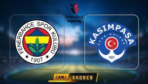 Süper Ligde Fenerbahçe - Kasımpaşa maçı Ne zaman, saat kaçta, hangi kanalda