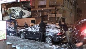 İstanbul beyaza büründü Sokaklarda kar topu heyecanı