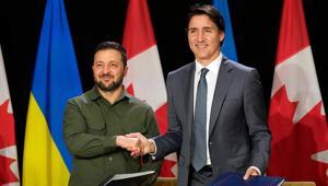 Kanada Başbakanı Trudeau, Ukrayna Devlet Başkanı Zelenskiy ile görüştü