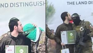 İsrailli rehine Hamas savaşçısını alnından öptü, ateşkeste yeni kriz çıktı