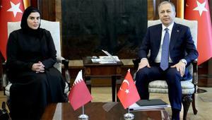 İçişleri Bakanı Yerlikaya, Katarlı Bakan Misnad ile bir araya geldi