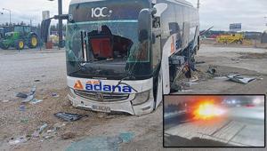 Ankarada yolcu otobüsü kazası Korkunç görüntü... 5i ağır 16 yaralı