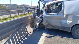 Kuzey Marmara Otoyolunda kaza 1 ölü 1 yaralı