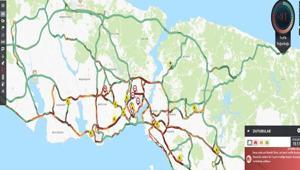 İftar saati öncesinde İstanbulda trafik yüzde 81i buldu