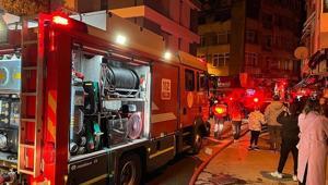 İzmirde korkutan yangın 1 kişi dumandan etkilendi
