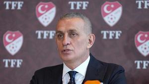 TFF Başkanı İbrahim Hacıosmanoğlundan yabancı hakem sorusuna cevap