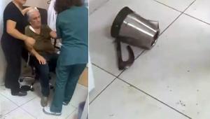 Aile hekimini çaydanlıkla darbeden sanık ilk duruşmada tahliye edildi