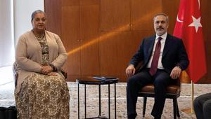 Dışişleri Bakanı Hakan Fidan, BM Libya Özel Temsilcisi Tettehi kabul etti