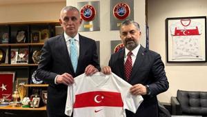 RTÜK Başkanı Ebubekir Şahinden TFF Başkanı İbrahim Hacıosmanoğluna ziyaret