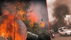 Sarıyerde yangın ormanlık alana yayılmadan söndürüldü